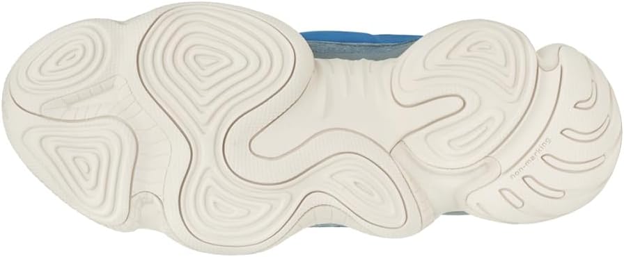 Мужские кроссовки Adidas Yeezy 500 на шнуровке, синий — фото 4