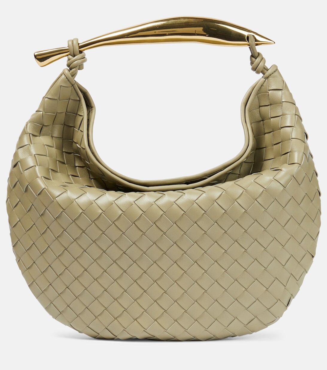 

Сумка-тоут из кожи сардины Bottega Veneta, нейтральный