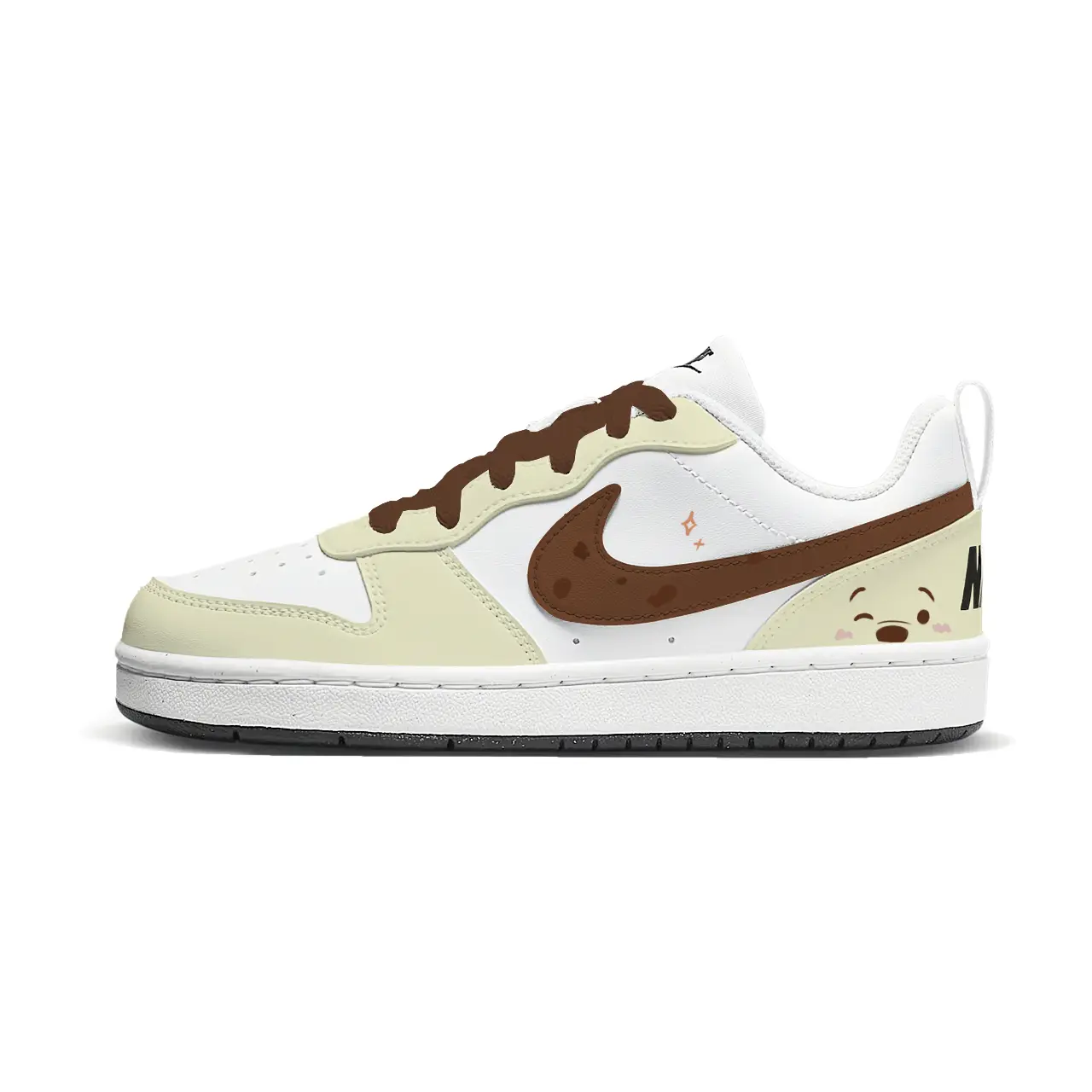 

Nike Кроссовки для скейтбординга Court Borough Cookie Winnie Low top Kids' Yellow Brown Unisex