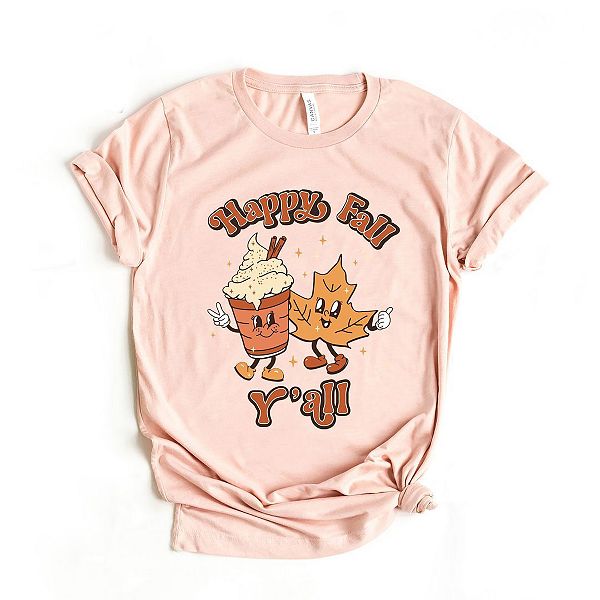 

Футболка с принтом Retro happy fall y'all leaf Simply Sage Market, Blush, Зеленый, Футболка с принтом Retro happy fall y'all leaf Simply Sage Market, Blush