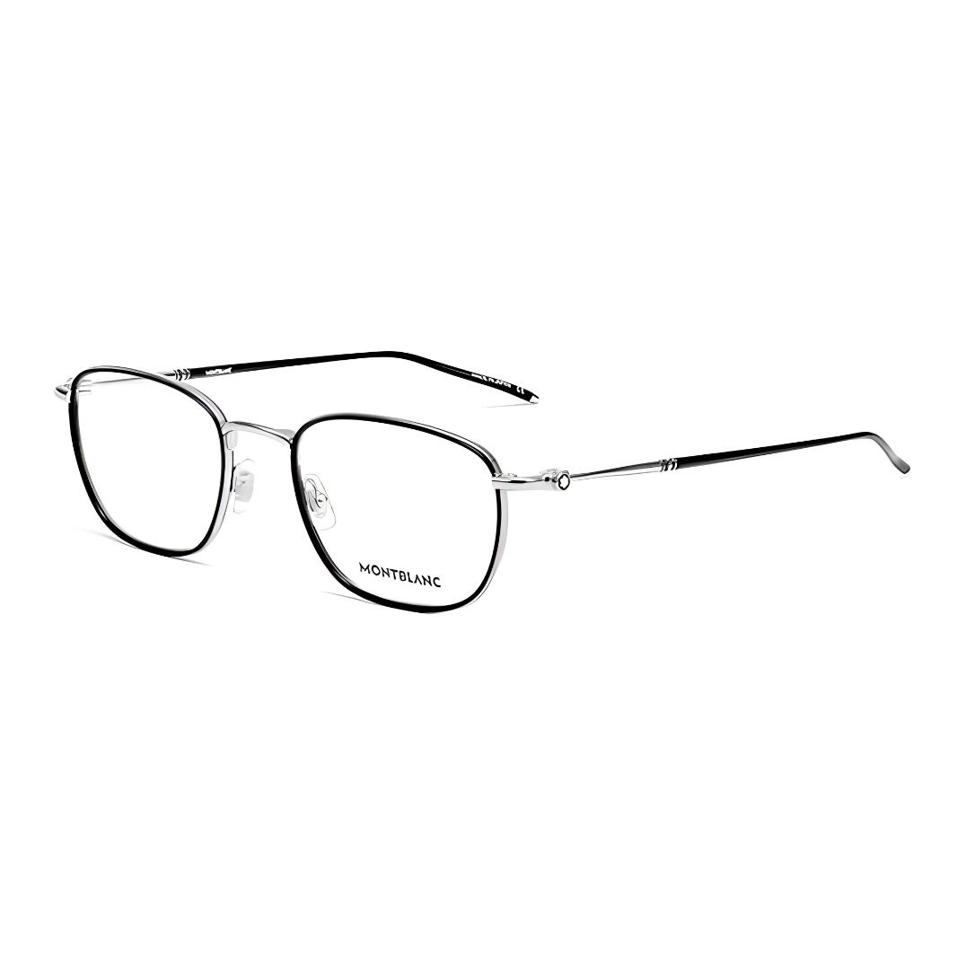 

Ацетатные очки металлические нестандартной формы унисекс черные MONTBLANC
