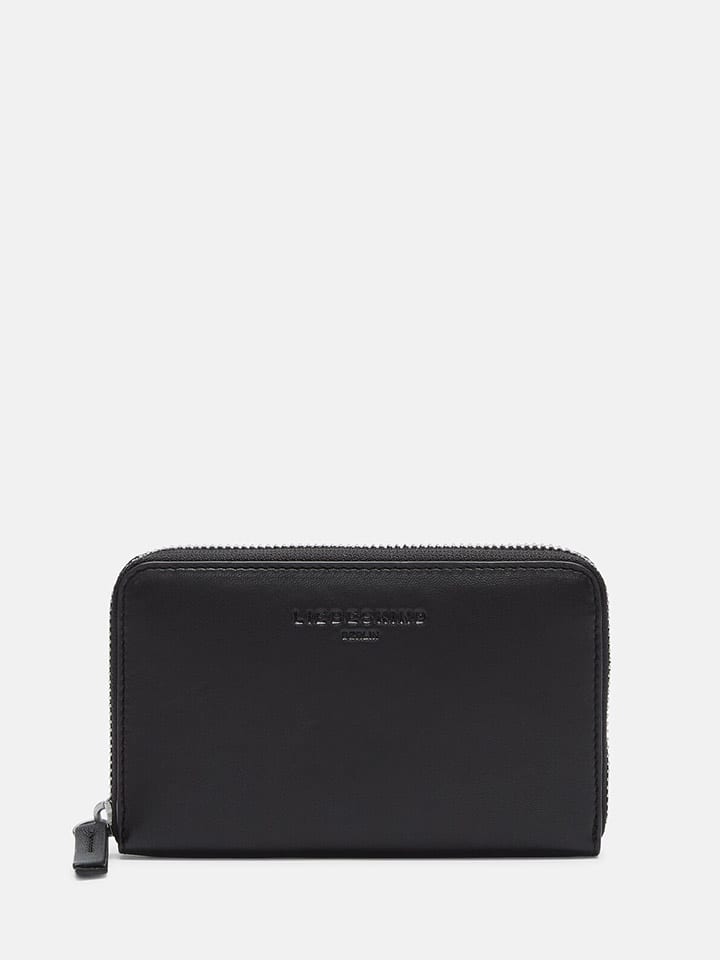 

Кожаный кошелек черного цвета - (Ш)15 x (В)9 x (Г)2 см Liebeskind Berlin