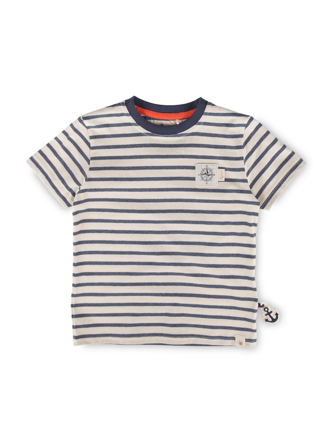 Футболка Sigikid T-Shirt Ahoi Little Pirate синего цвета