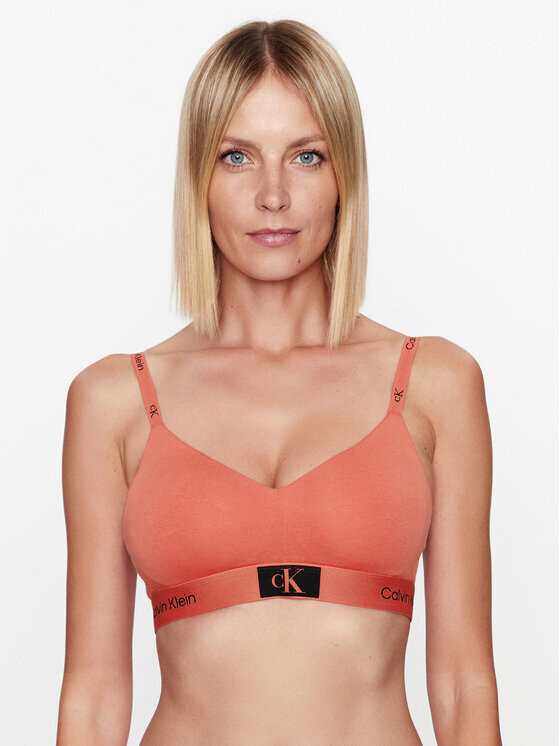 

Бюстгальтер без косточек Calvin Klein, оранжевый