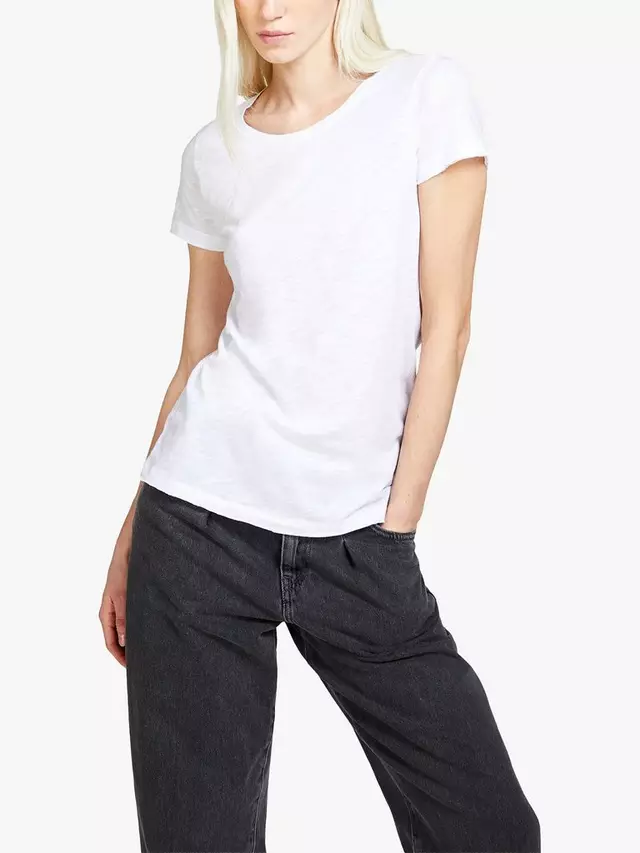 

Футболка SISLEY Crew Neck Short Sleeve Slub, белый