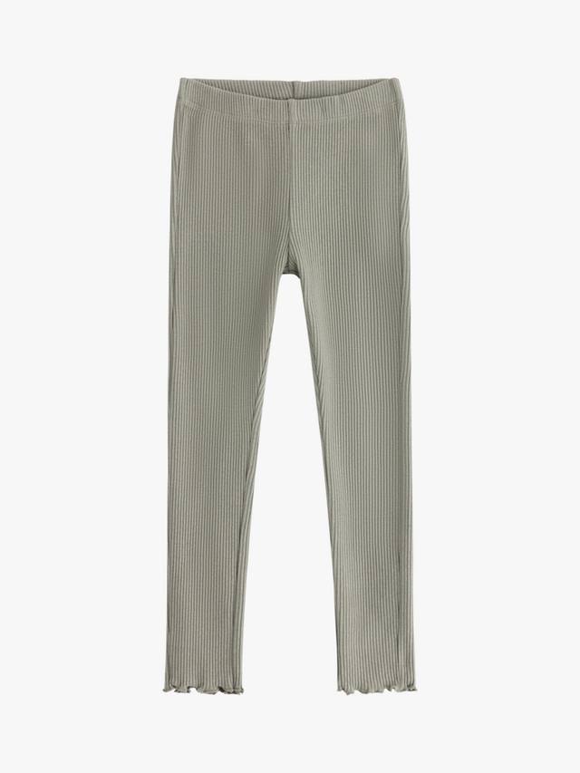 

Детские легинсы с рюшами из хлопковой смеси Lindex, Light Dusty Green