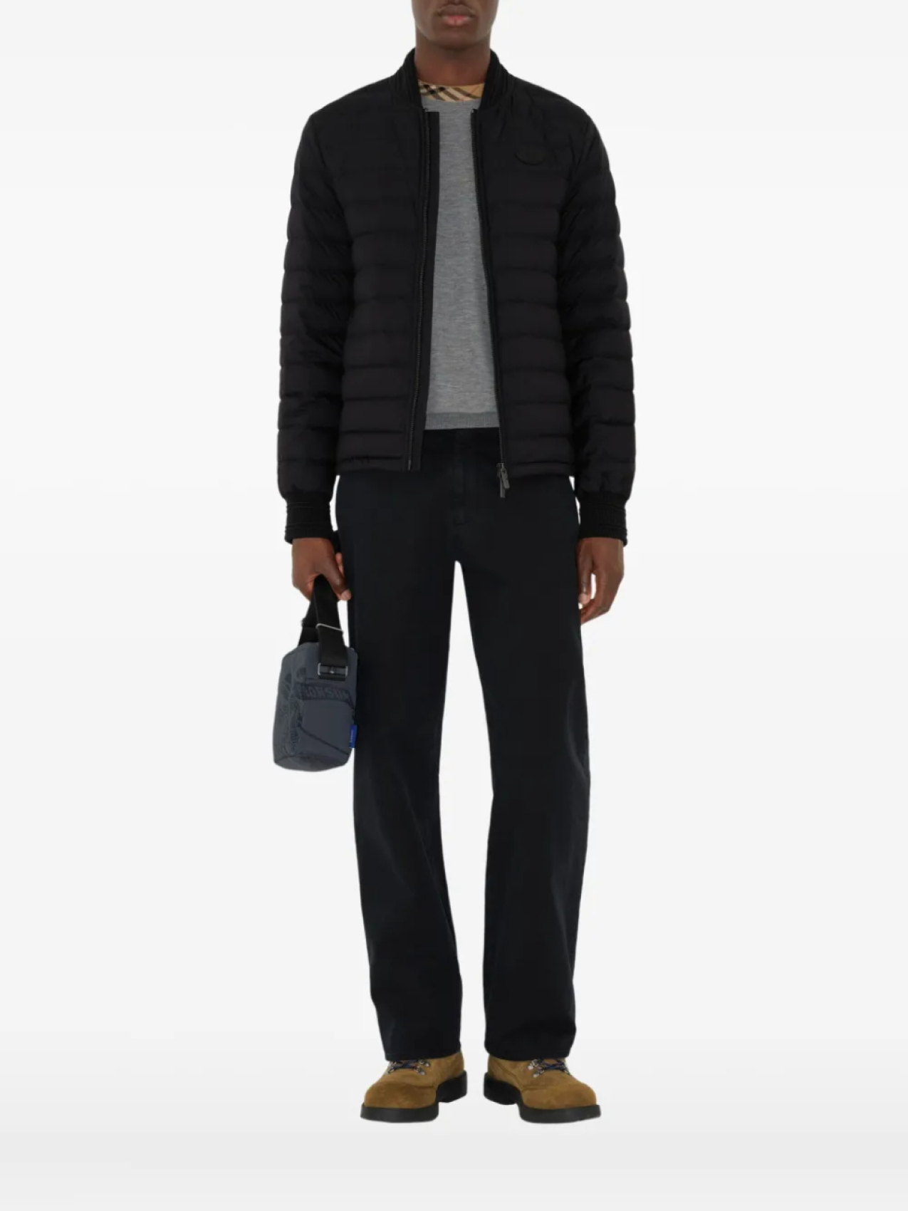 

Стеганая куртка Burberry, черный