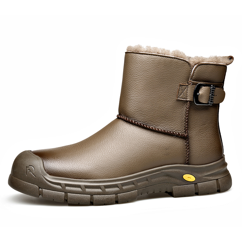 

Xiwencha Тёплые короткие зимние ботинки мужские хаки, цвет Khaki