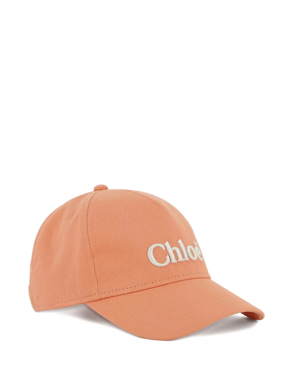 

Бейсболка с вышитым логотипом Chloé Kids, оранжевый