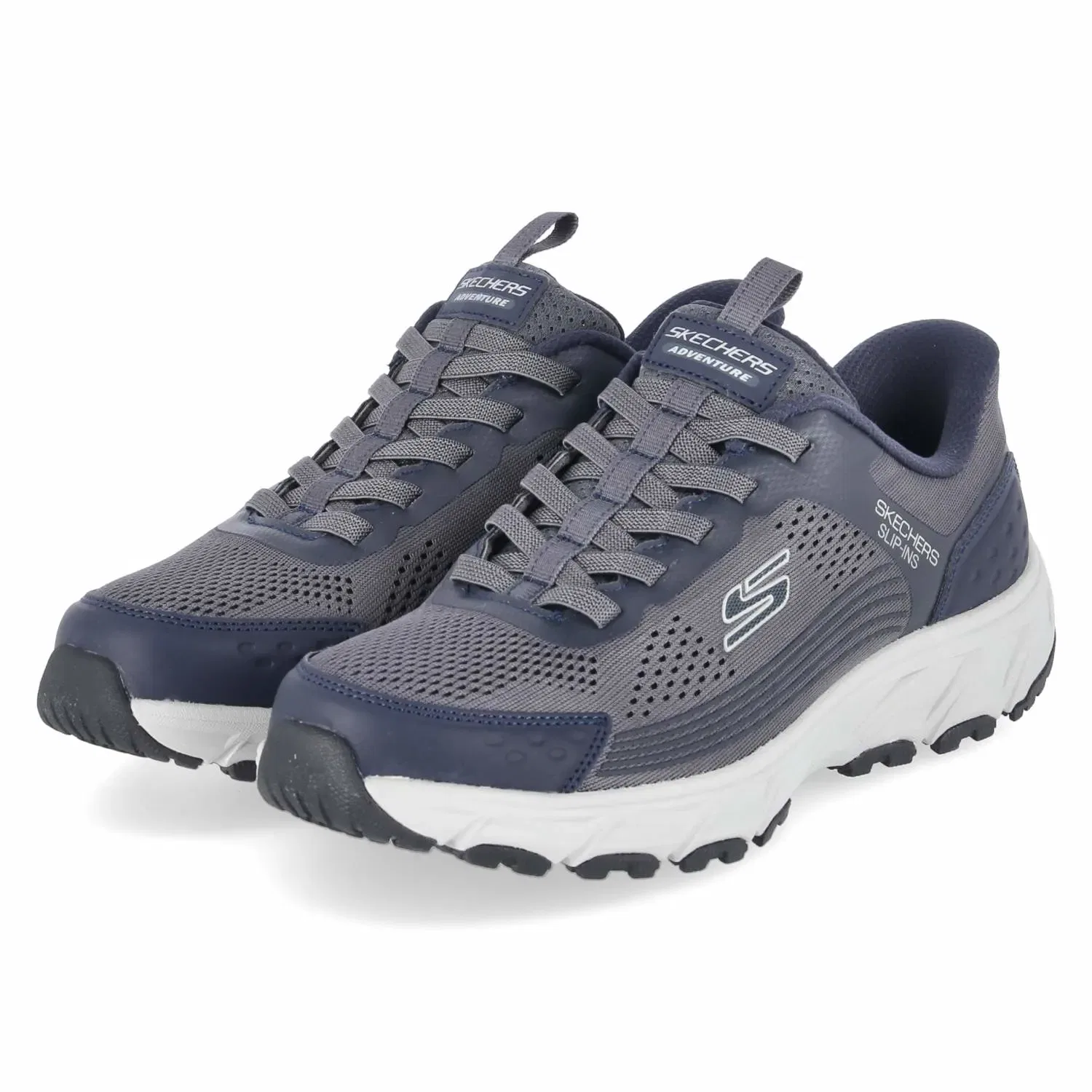 Сникерсы низкие, Memory-Foam-Fußbett, Skechers, синий