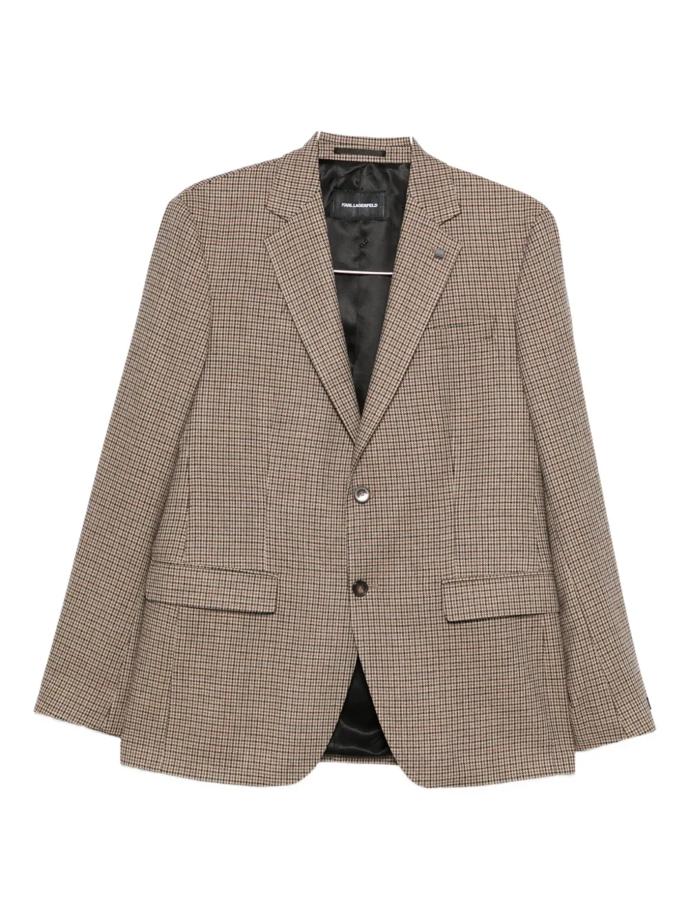 

Клетчатый пиджак KARL LAGERFELD, коричневый