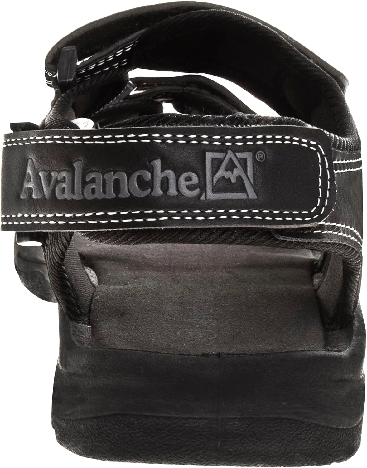 Мужские сандалии Avalanche с открытым носком, регулируемым ремешком - водонепроницаемые рыбацкие сандалии для лета, пляжа и водных видов спорта, черный — фото 4