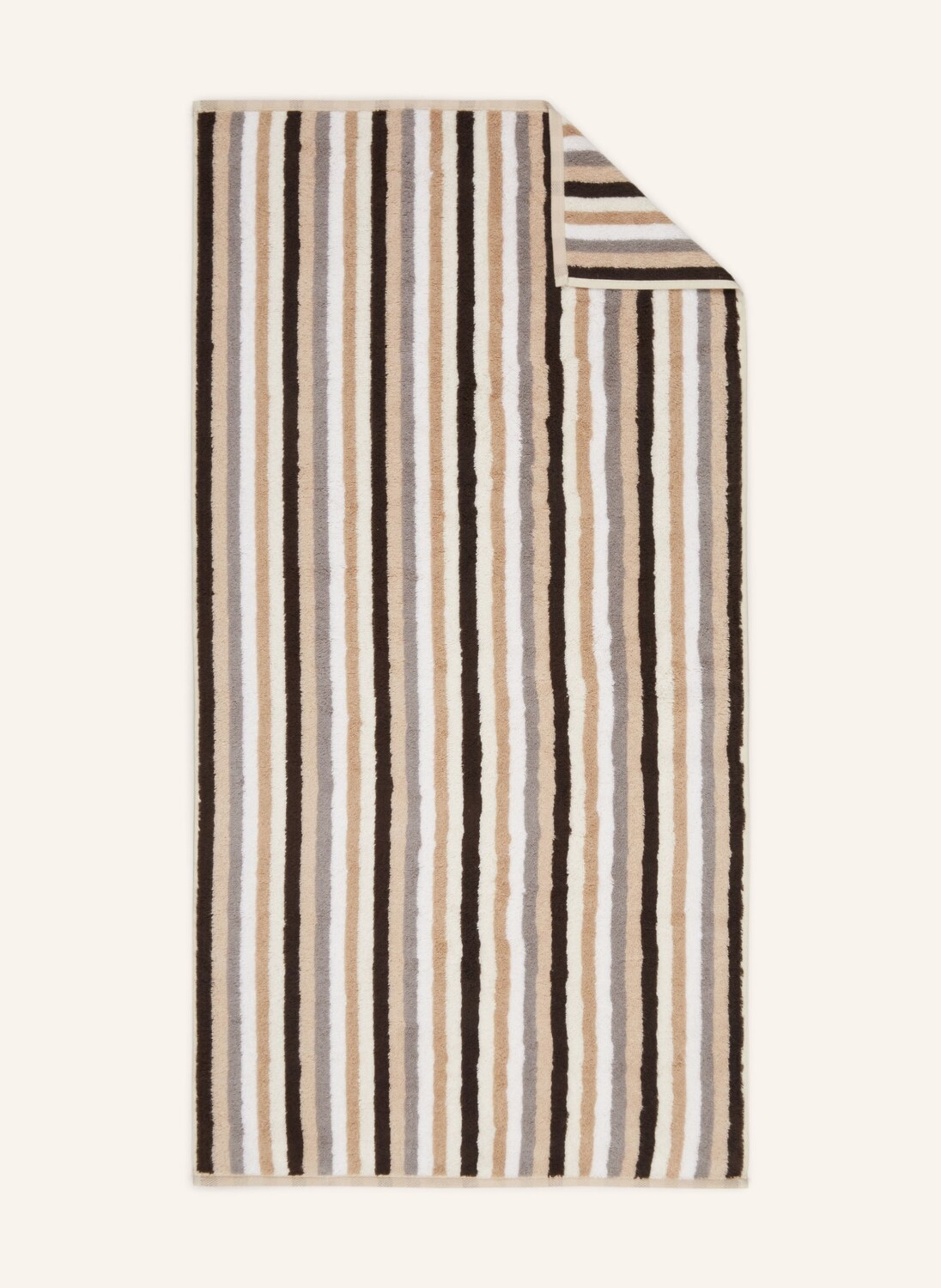 

Полотенце для рук Cawoe SHADES, 50x100 см, цвет beige/weiss/schwarz