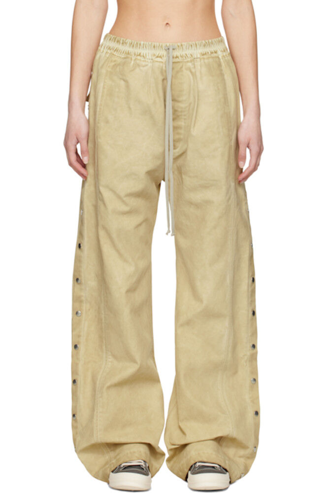 

Бежевые брюки Hollywood Pusher Lounge Rick Owens DRKSHDW