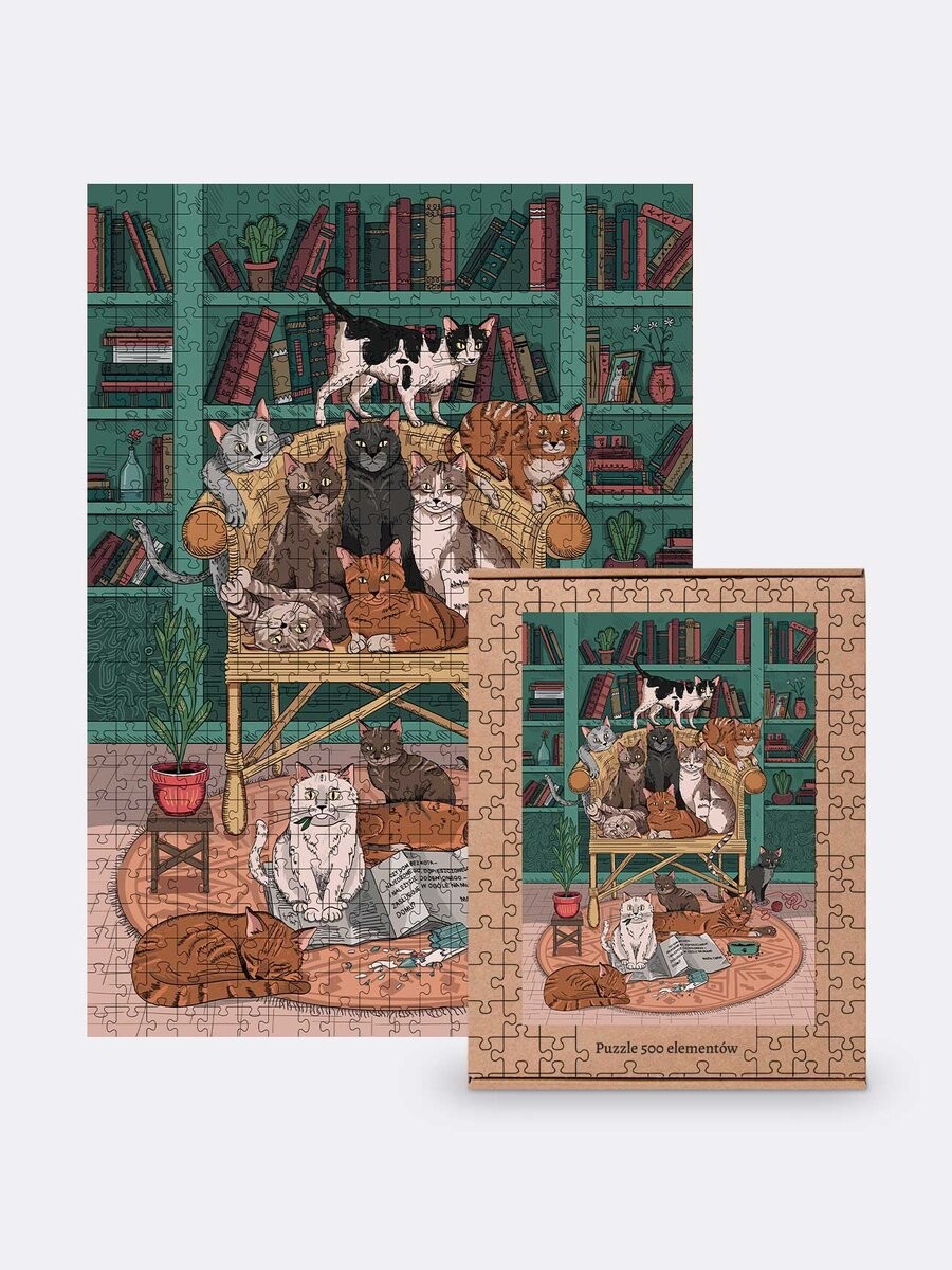 

КОШКИ/пазл 500 деталей Nadwyraz.com