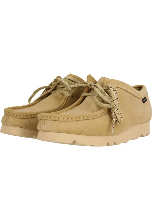 Ботинки повседневные Clarks Originals Wallabeegtx casual lace ups, замша цвета клен — фото 4