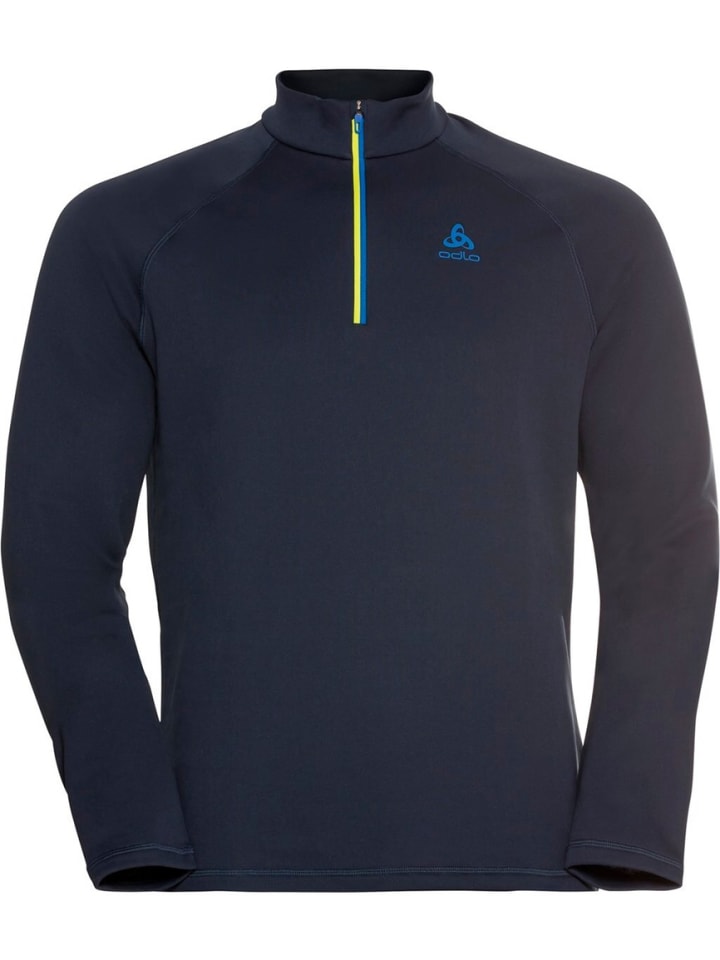 

Odlo Футболка с длинными рукавами “Midlayer 1/2 Zip Besso” синего цвета