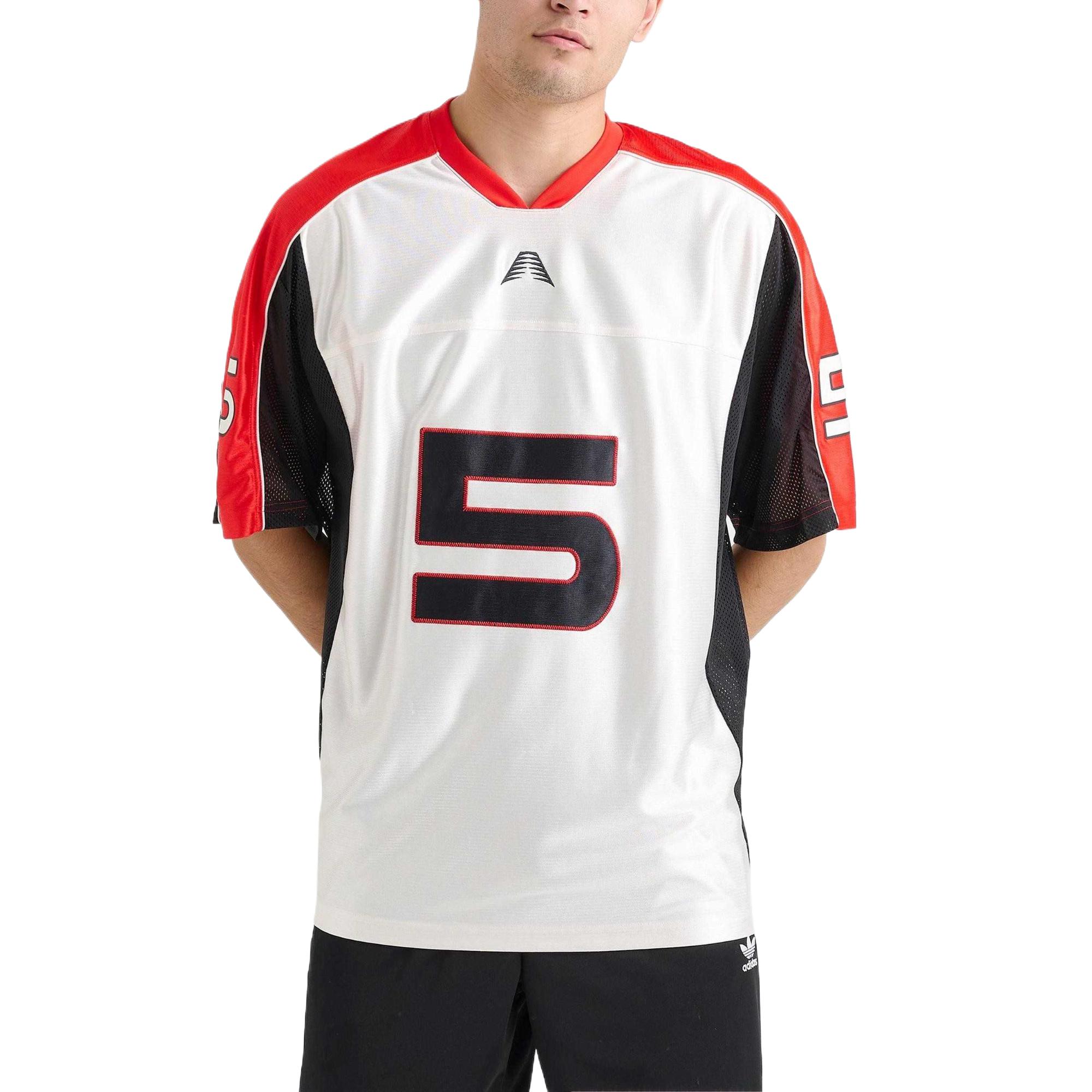 

Футболка Ae с коротким рукавом Adidas, белый/красный