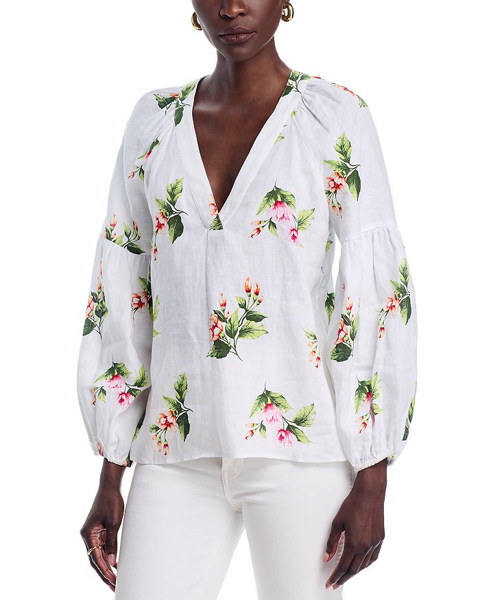 

Футболка Florentina Flourish из льна Tommy Bahama, белый