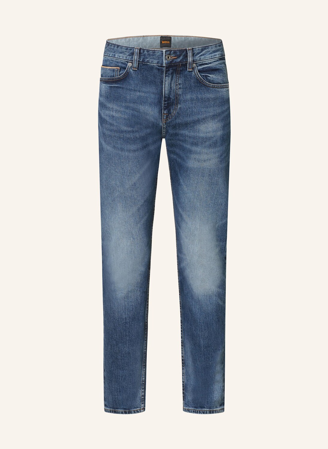 

Джинсы узкого кроя delaware selvedge BOSS, цвет 431 BRIGHT BLUE