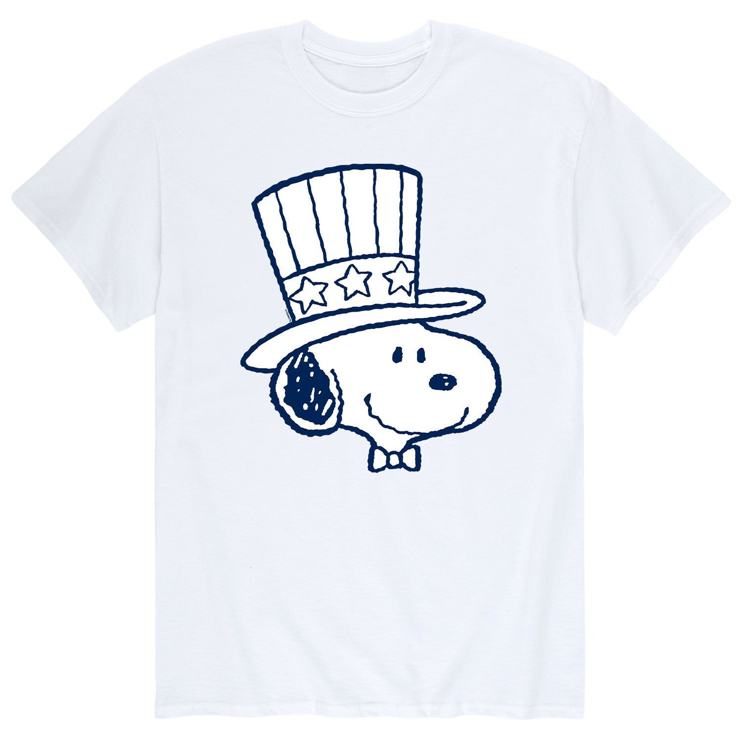 

Мужская футболка арахисового цвета Snoopy Uncle Snoopy Licensed Character