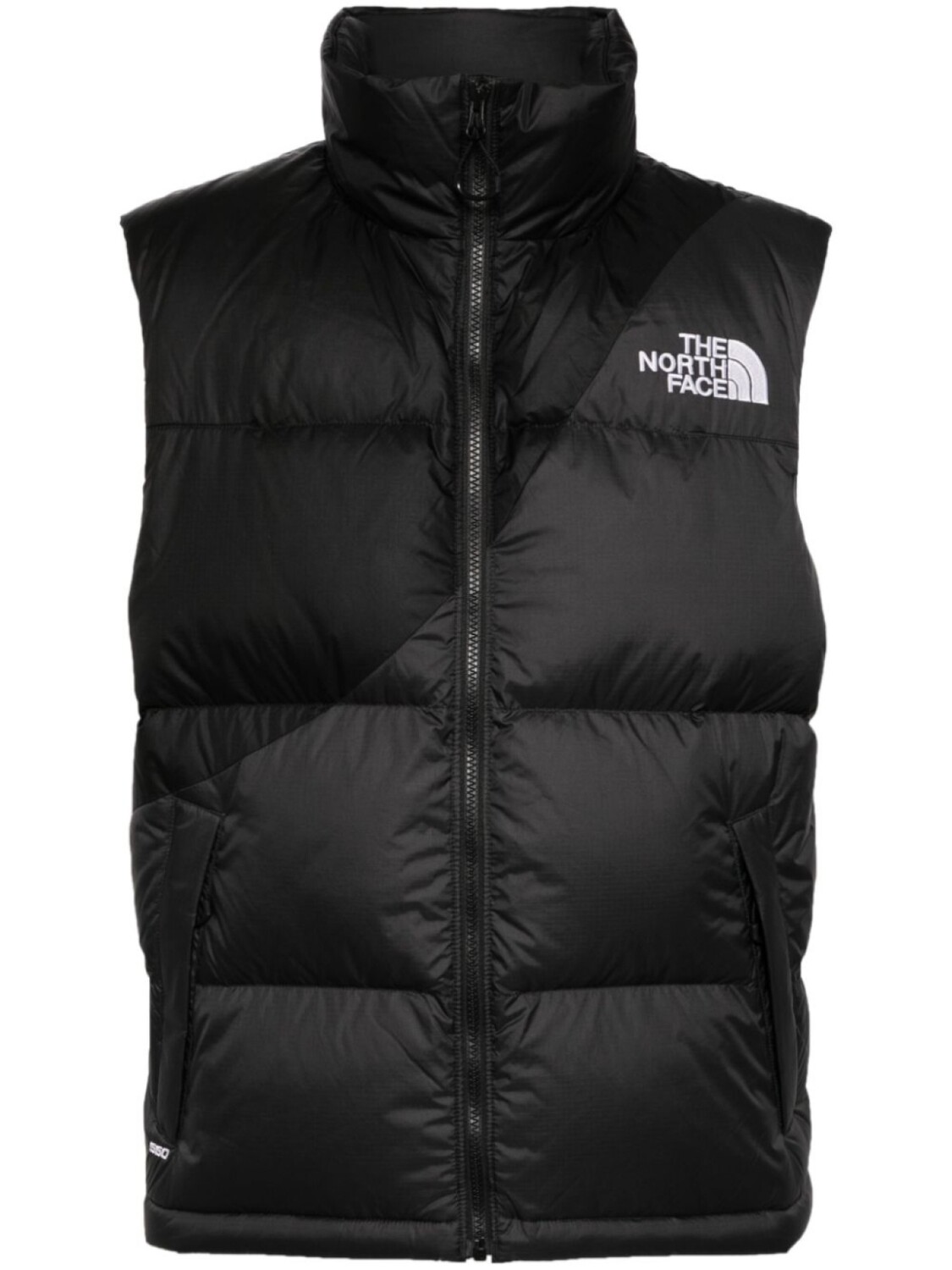 

The North Face куртка-стеганая с вышитым логотипом, черный