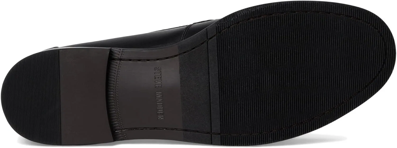 Мужские лоферы Steve Madden Westport в стиле «вождение», Beige-Black — фото 3
