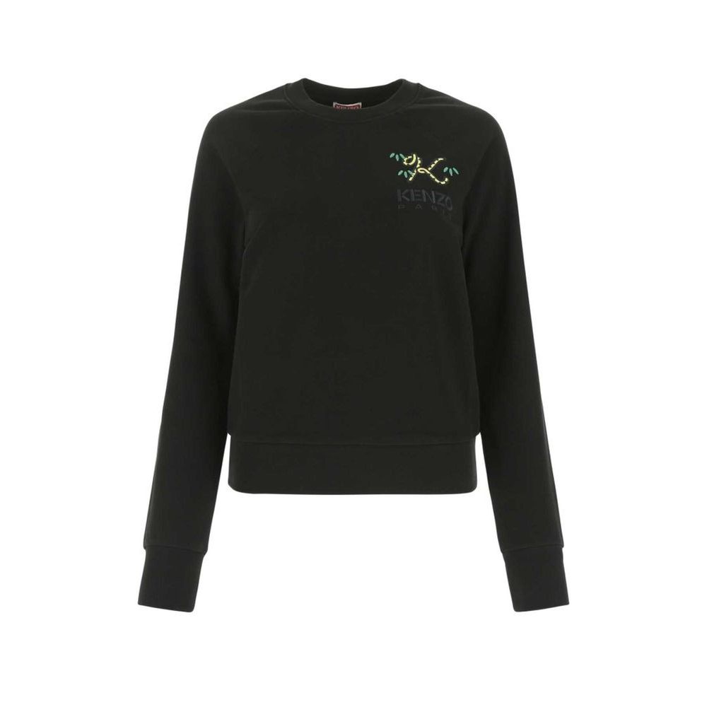 

Черный хлопковый свитер Kenzo
