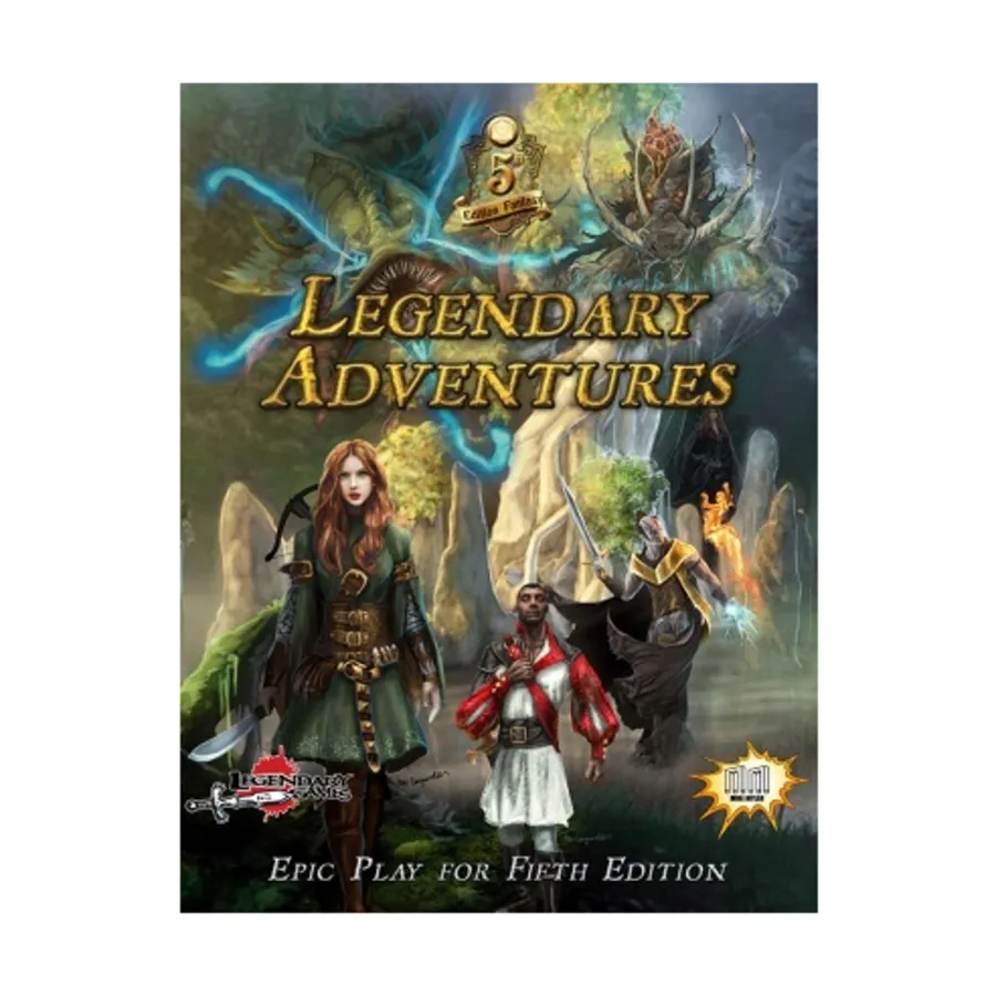 

Legendary Adventures - Epic Play for Fifth Edition, Dungeons & Dragons (5th Edition) - Rulebooks, Sourcebooks & Supplements (Legendary Games), твердый переплет