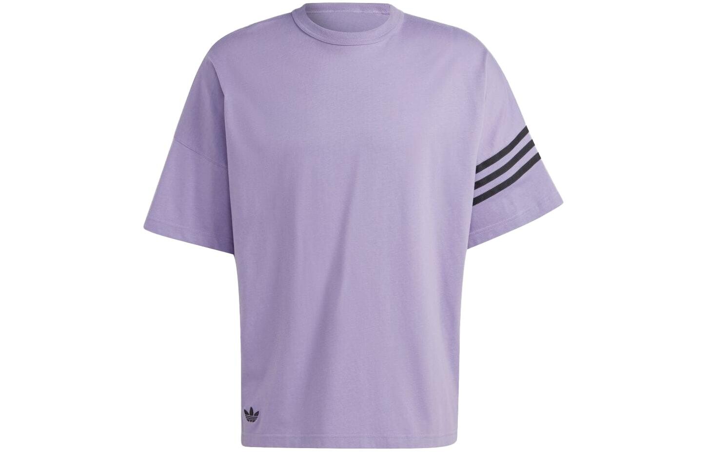 Футболка Neuclassics мужская сиренево-фиолетовая Adidas Originals, сиреневый — фото 2