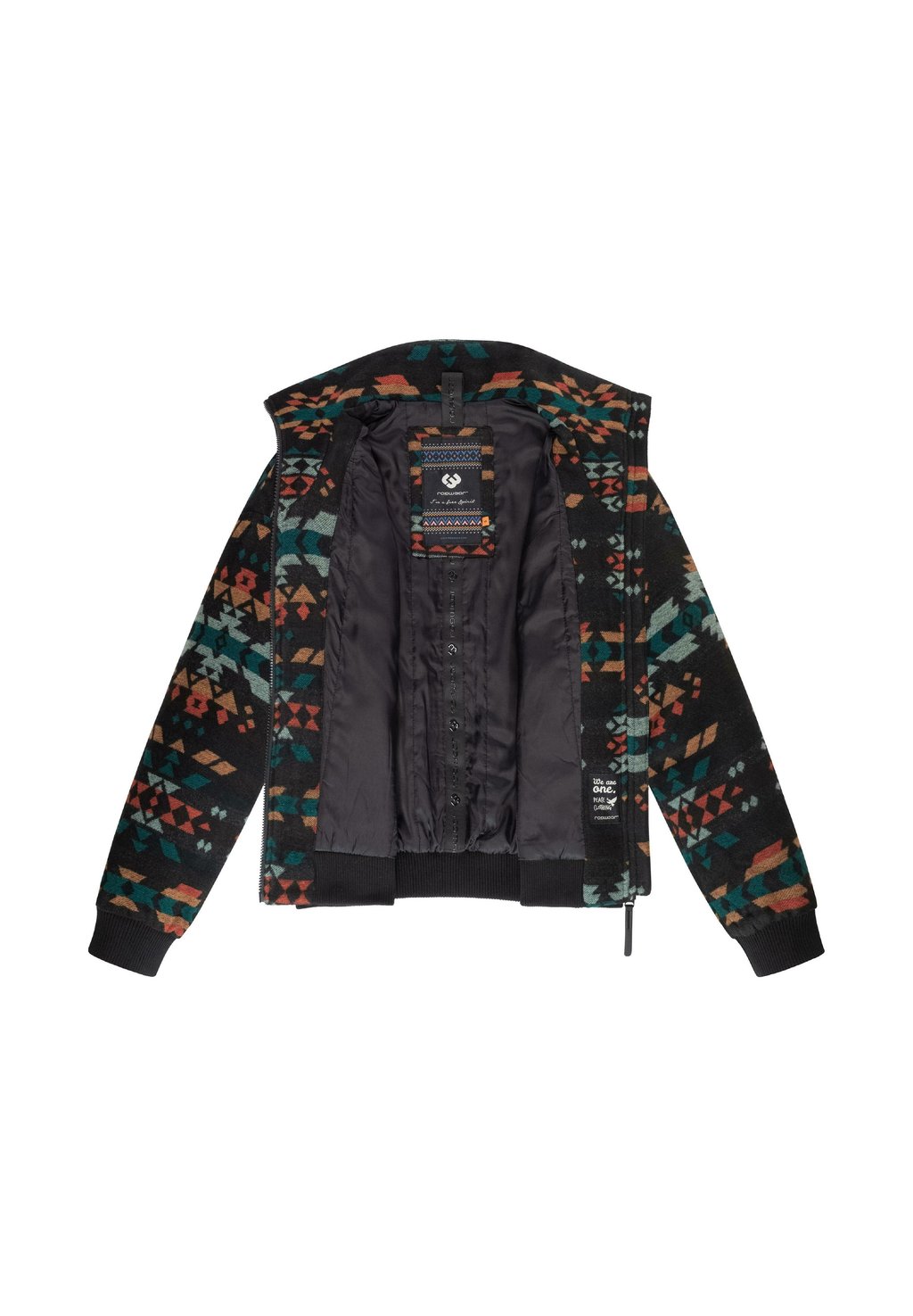 

Флисовая куртка TOSCIA IKAT Ragwear, черный