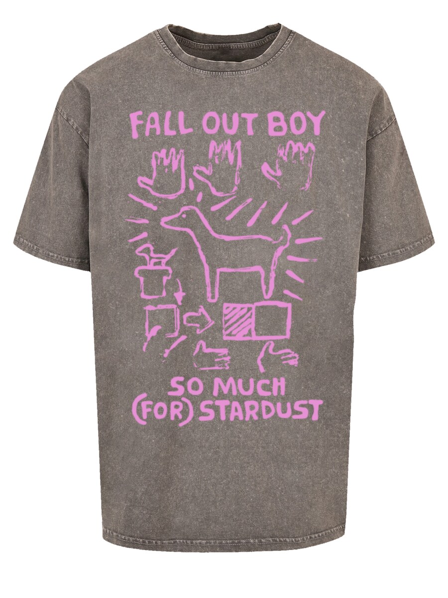 

Рубашка F4NT4STIC Fall Out Boy Pink Dog So Much Stardust, серый