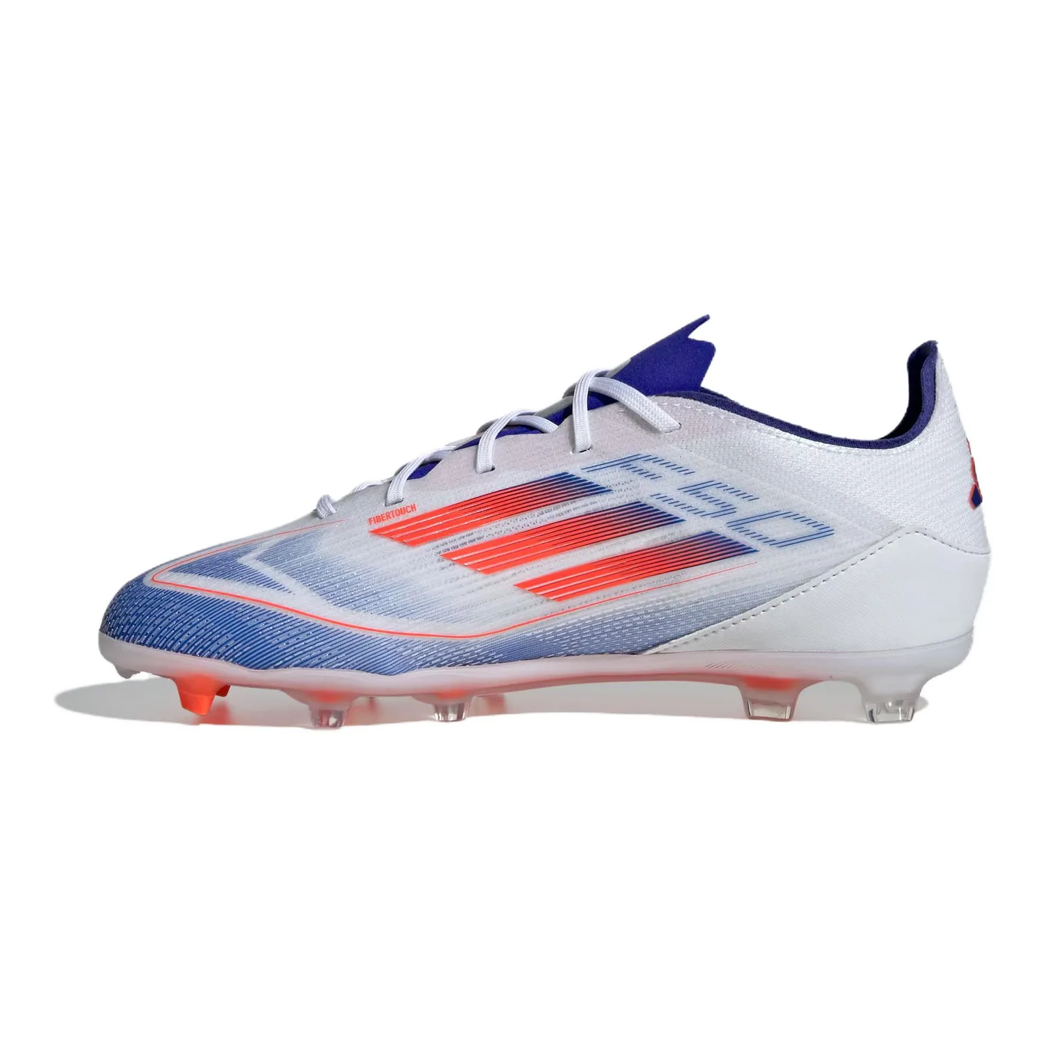 Adizero F50 Pro FG J 'Advancement Pack' Adidas, White/Fluorescent Red/Bright Blue