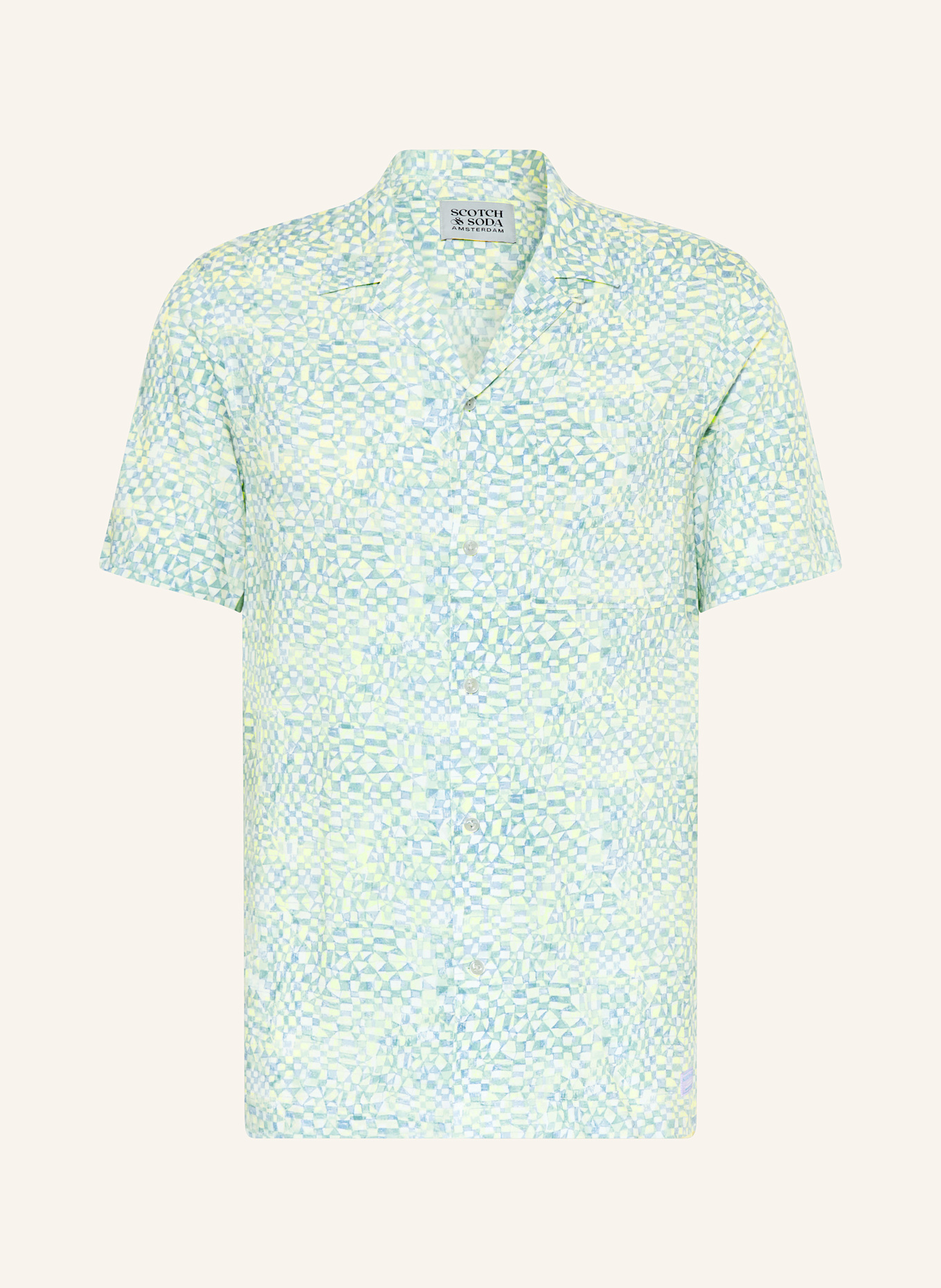 

Рубашка для отдыха, стандартный крой Scotch & Soda, мультиколор