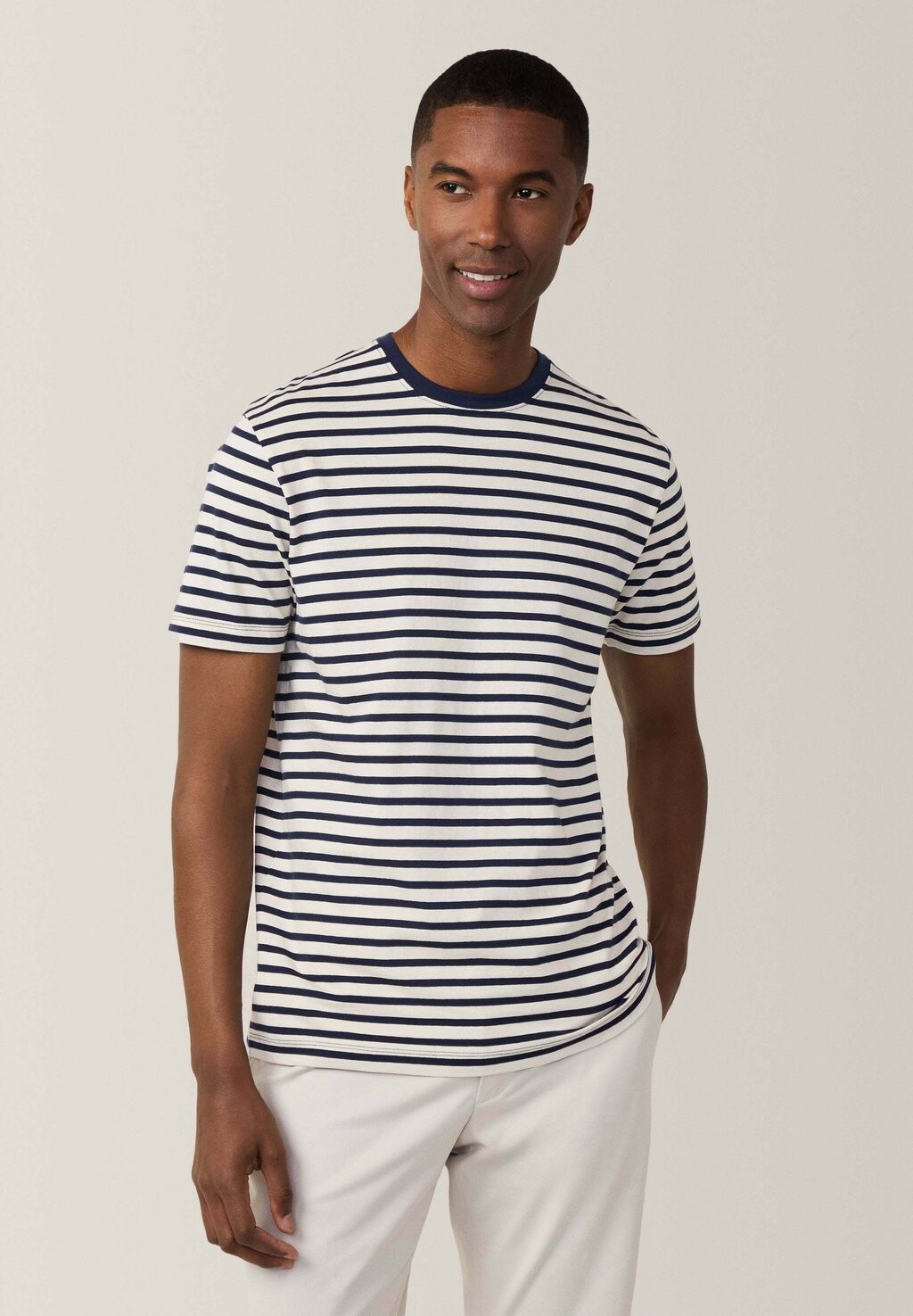 

Футболка с принтом NAUTICAL STRIPE Façonnable, темно-синий