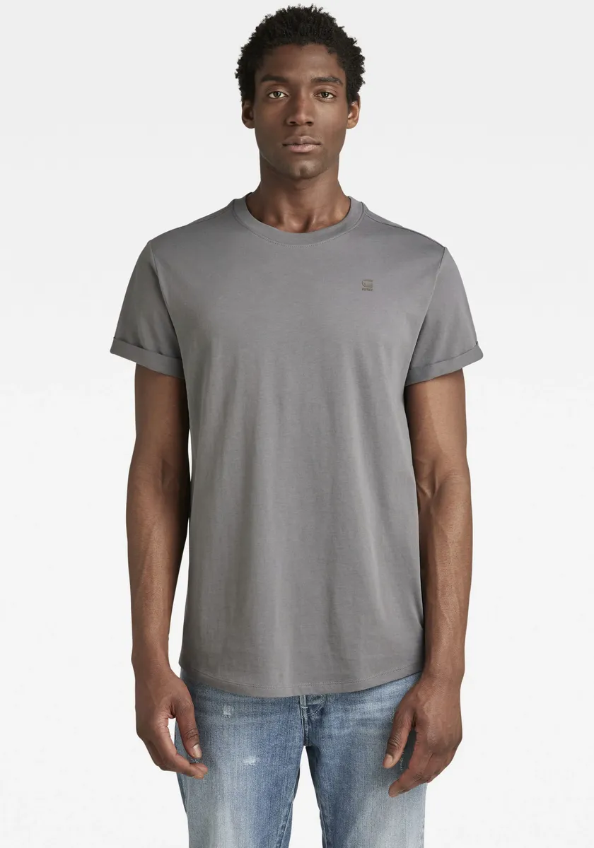 

Футболка G-Star RAW "Lash" с небольшой вышивкой логотипа, цвет Granite