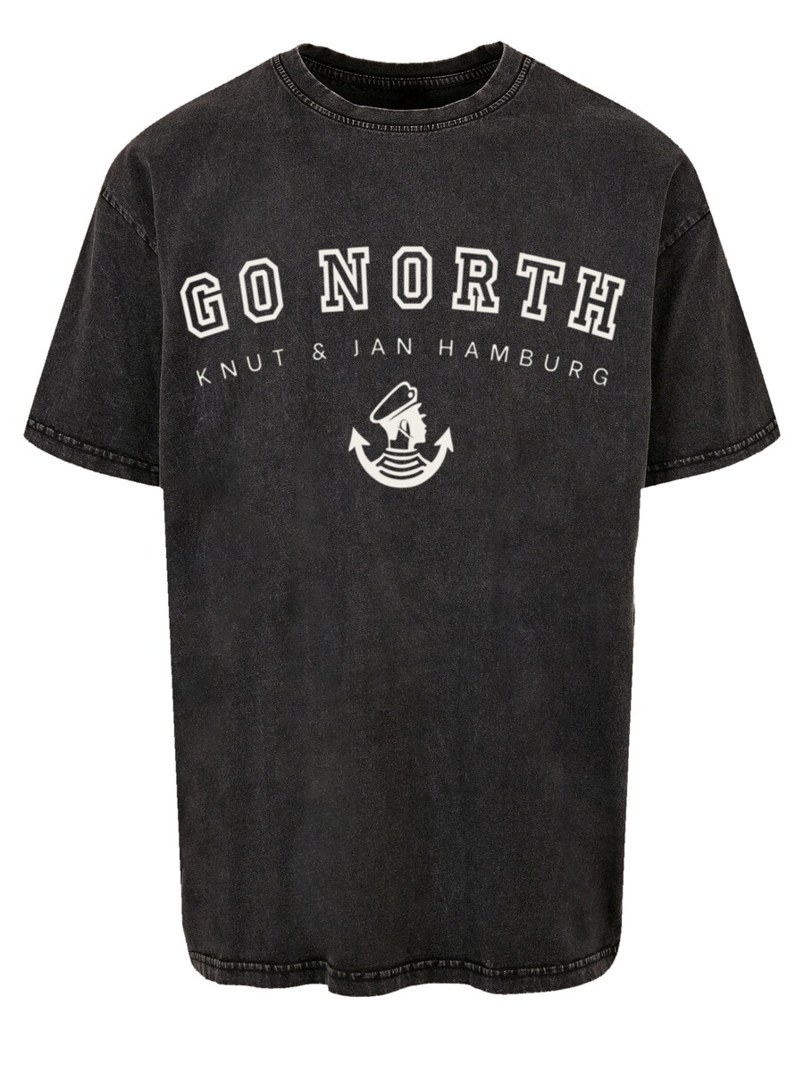 

Рубашка F4NT4STIC Go North Knut & Jan Hamburg, пятнистый черный