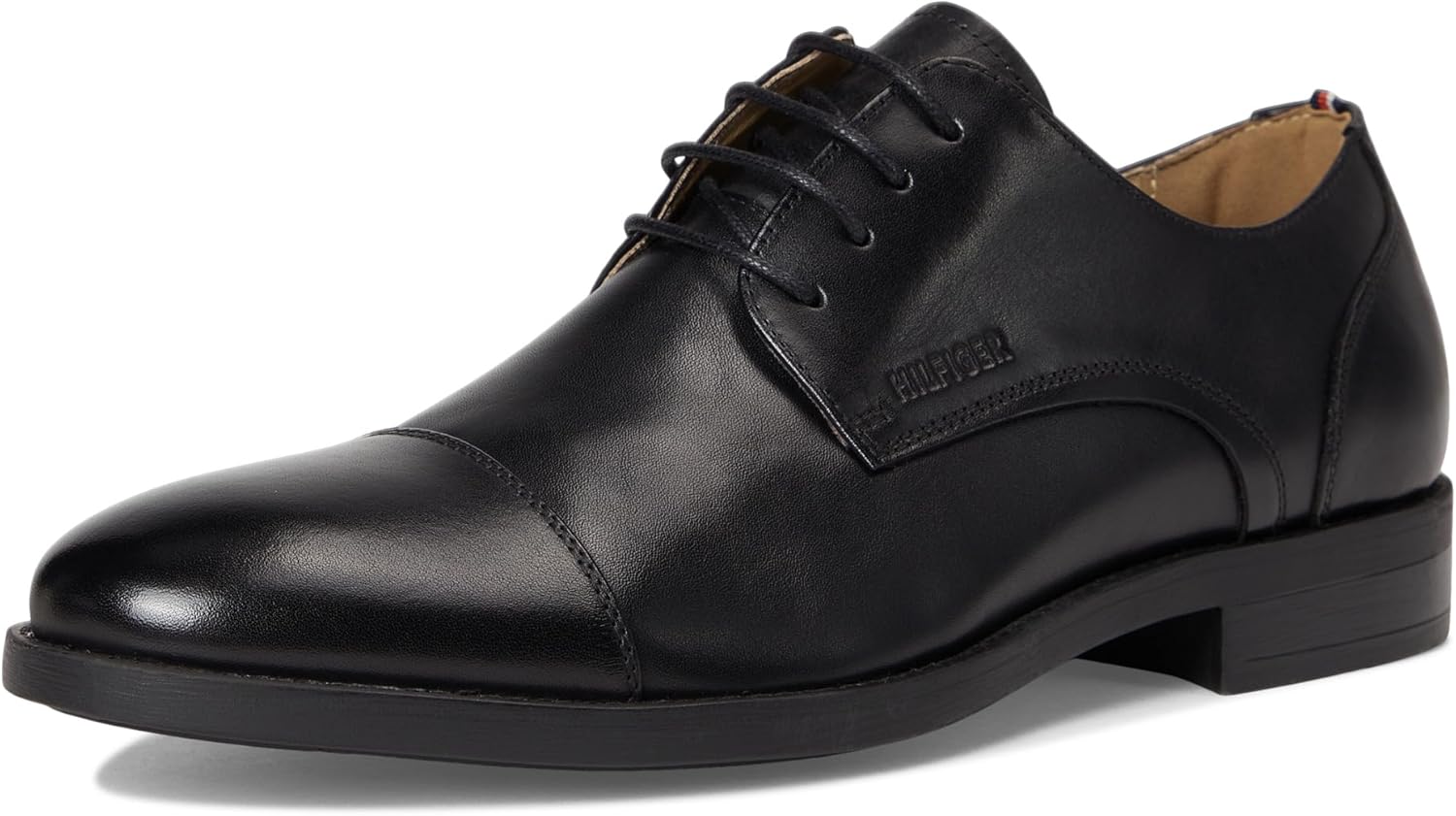 Мужские оксфорды Tommy Hilfiger Creagan, Black Leather — фото 2