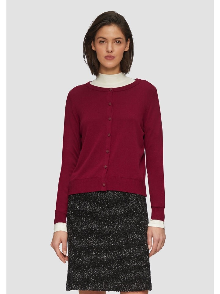 

Кардиган s.Oliver Strickjacke langarm, красный