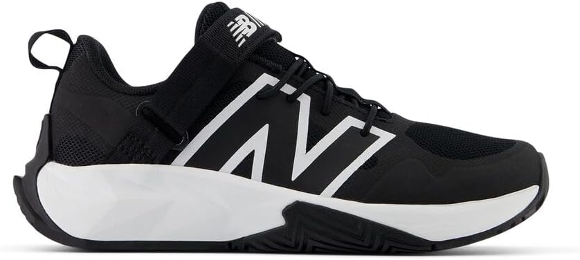 Детские кроссовки New Balance FuelCell Play V1 с застежкой-липучкой, белый/черный — фото 3