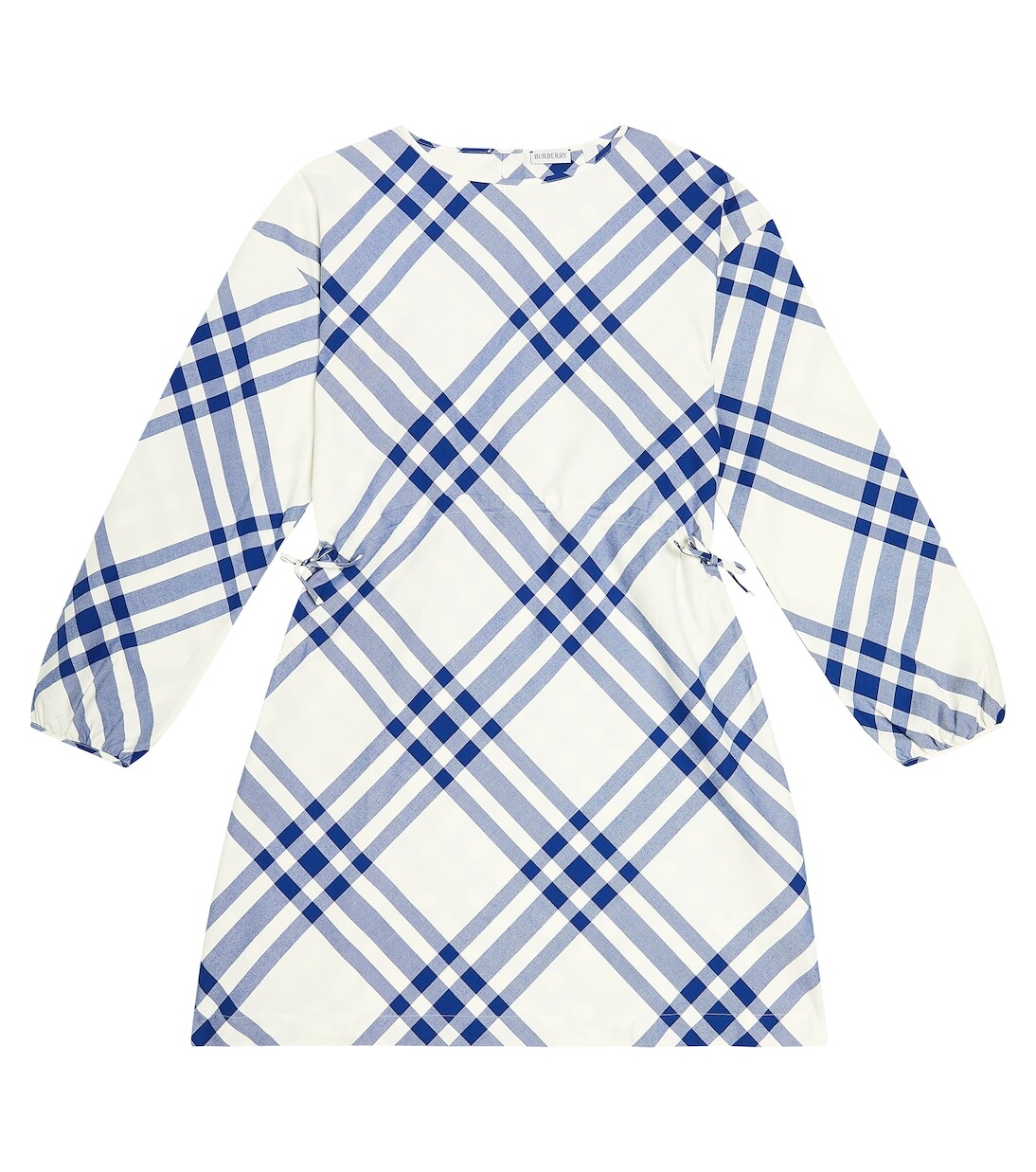 

Платье из хлопка в клетку Burberry Kids, мультиколор