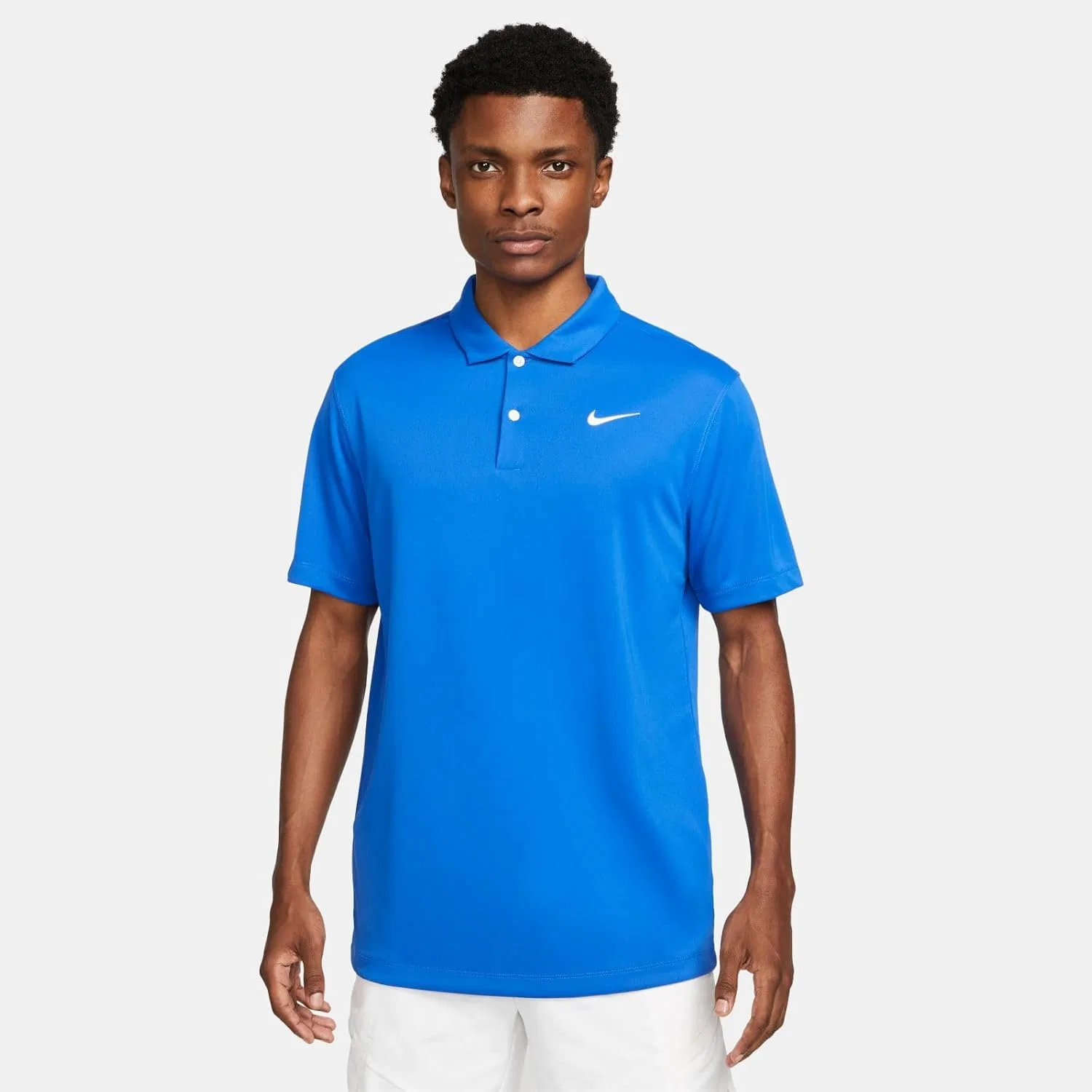 Поло Nike Dri-FIT, синий — фото 2