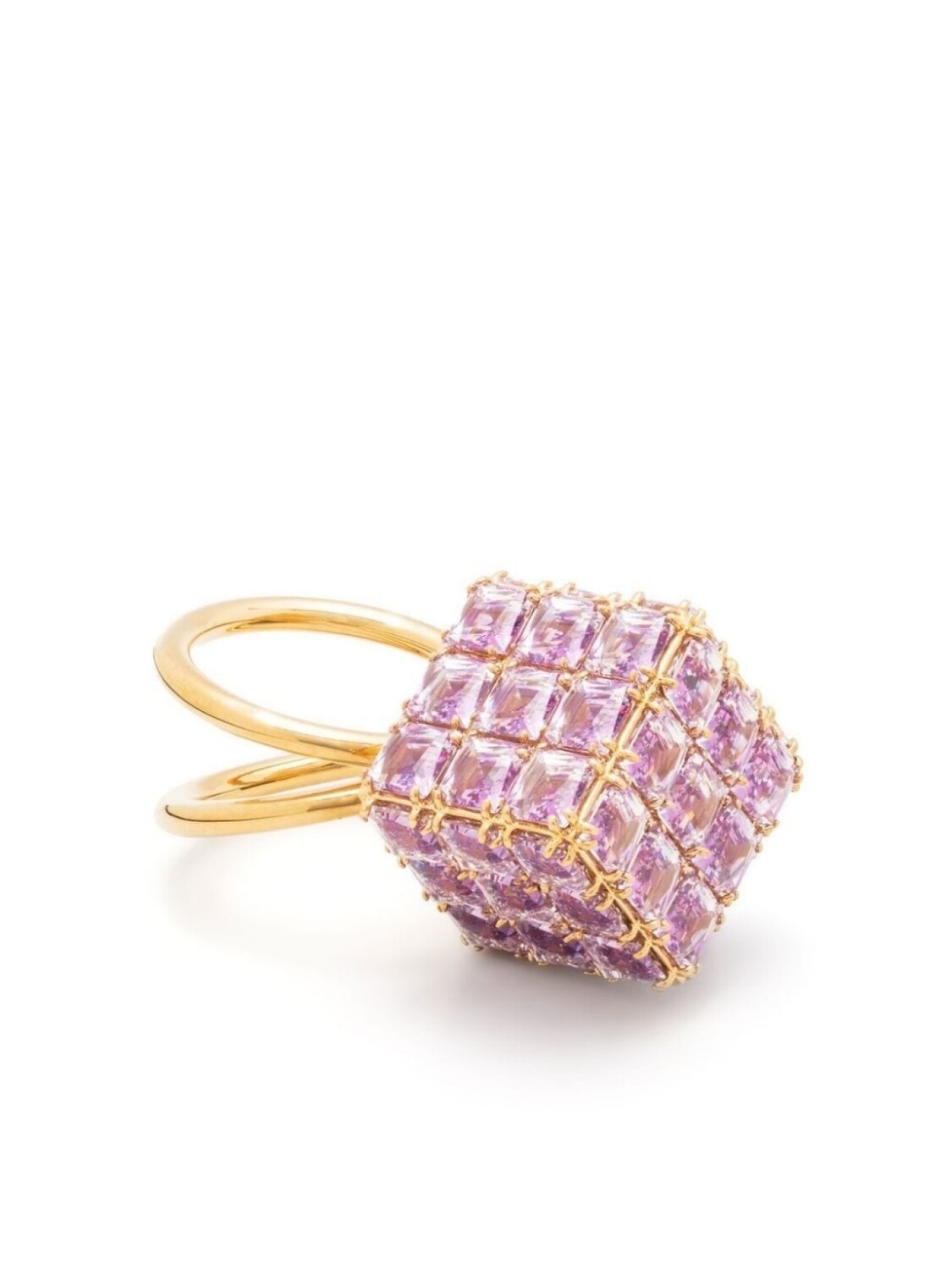 

Кольцо Curiosa Swarovski, фиолетовый