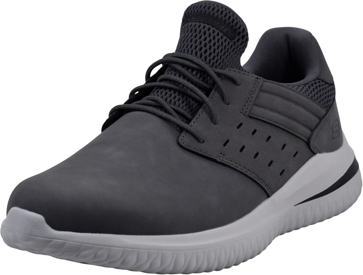 

Мужские кроссовки Skechers Delson 3.0 Ezra с эластичной шнуровкой, серый