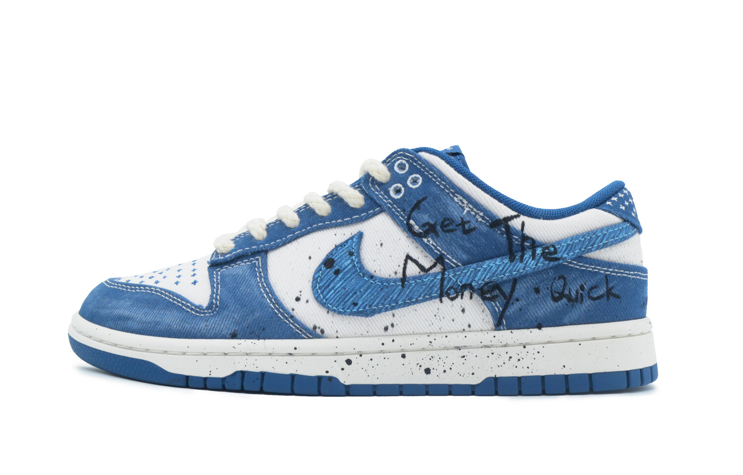 

Кроссовки Nike Dunk Skateboard Shoes Men Low-Top Blue White, Синий, Кроссовки Nike Dunk Skateboard Shoes Men Low-Top Blue White