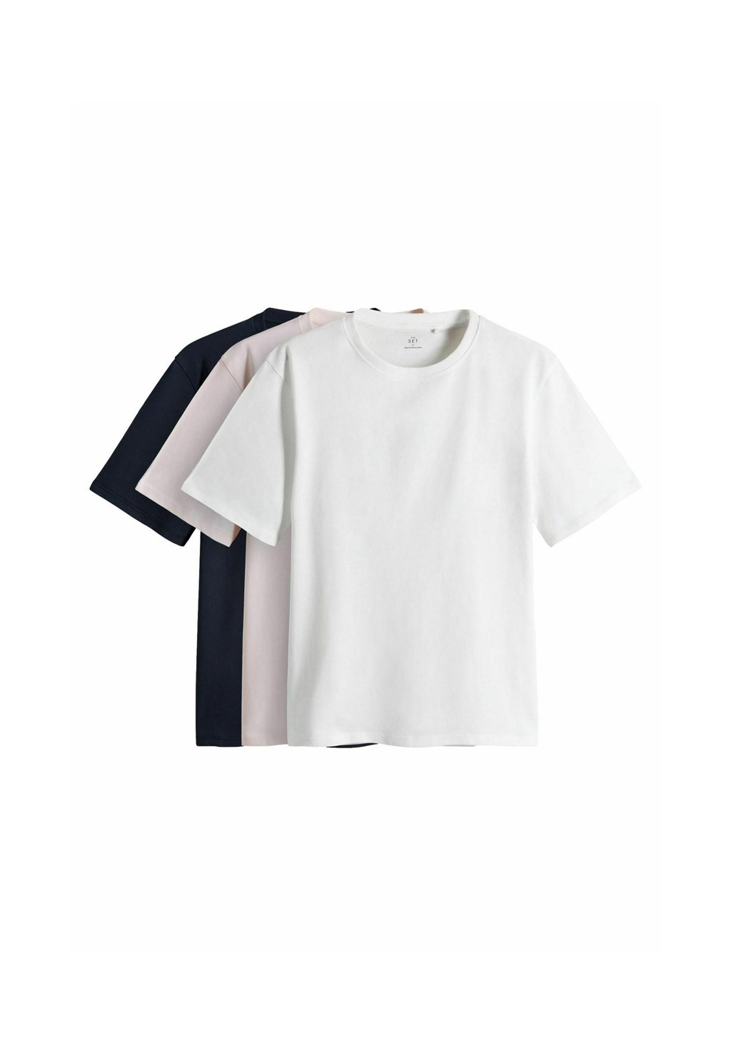 

Базовая футболка REGULAR FIT - 3 PACK SHORT SLEEVED THE SET, розовый