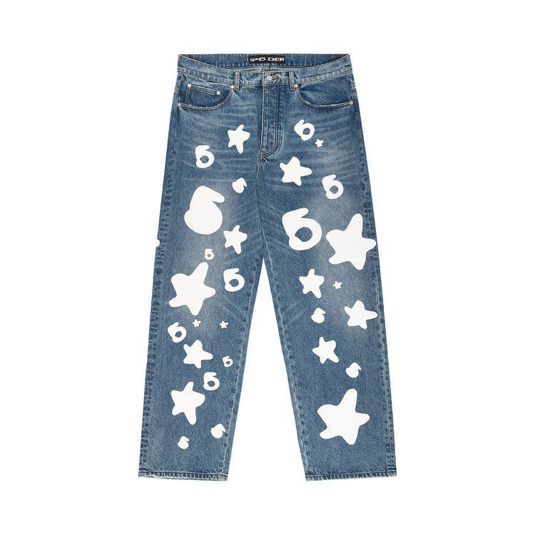 

Брюки Sp5der Beluga Wash Denim, Light Indigo Wash