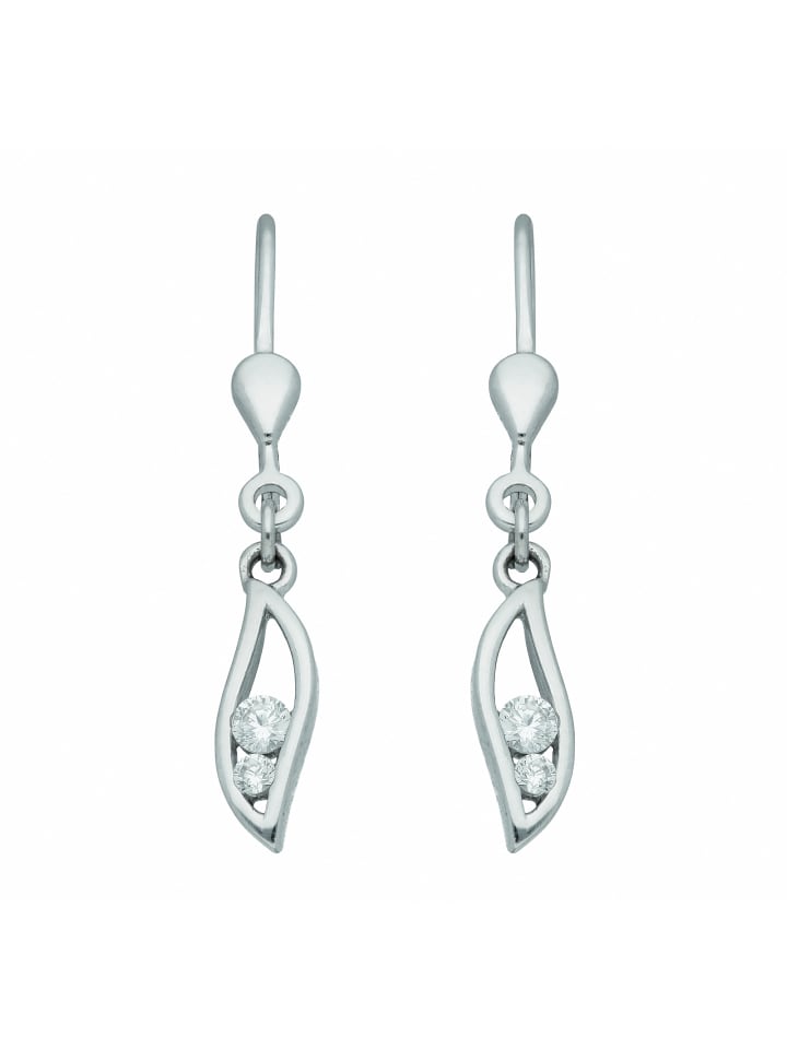 

Adeliás Женские серьги из серебра 925 пробы / серьги с цирконами в серебре