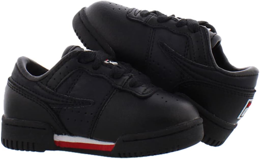 Детские кроссовки Fila Original Fitness для мальчиков, размер, белый/черный/красный — фото 4