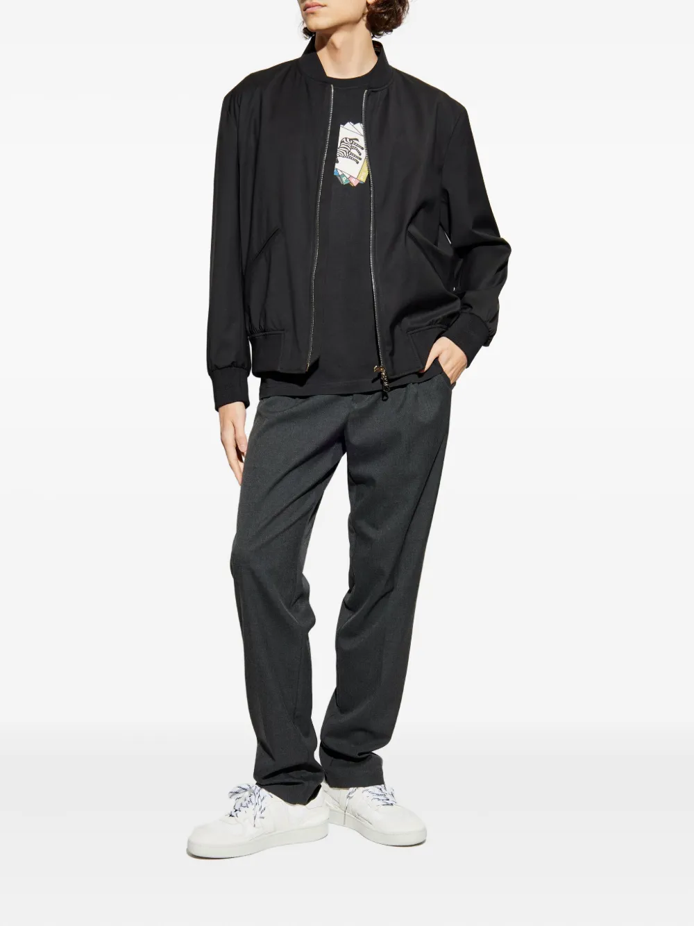 

Футболка с принтом Ps Paul Smith, черный